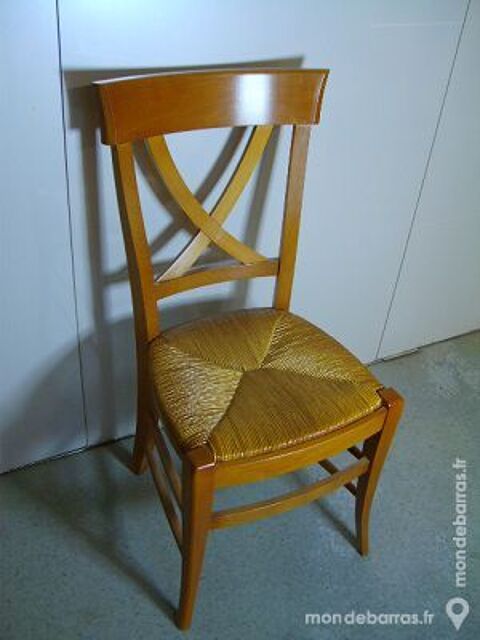 Chaise hêtre croisillon, Neuve 50 Paris 15 (75)