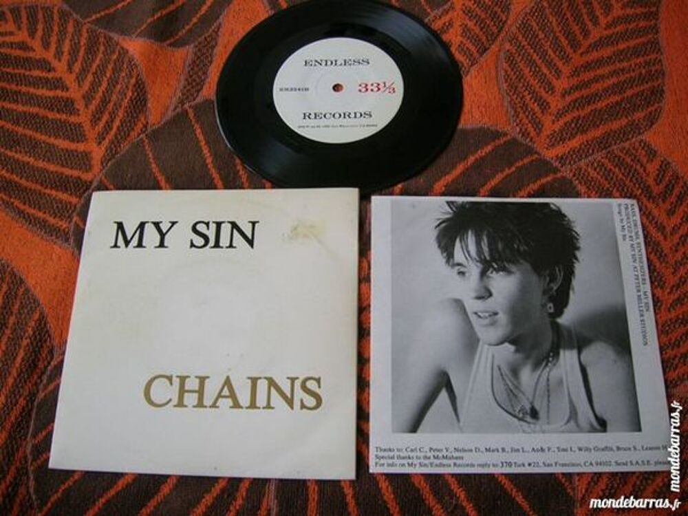 45 TOURS MY SIN Chains CD et vinyles