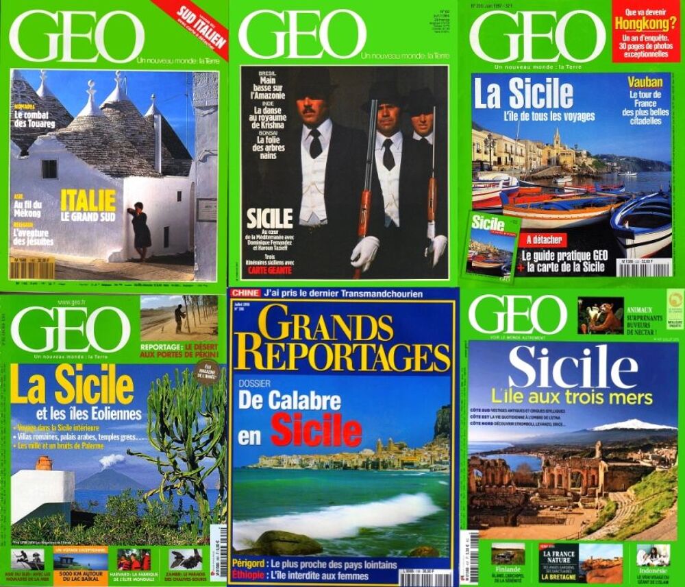 LA SICILE - g&eacute;o - EOLIENNES / prixportcompris Livres et BD