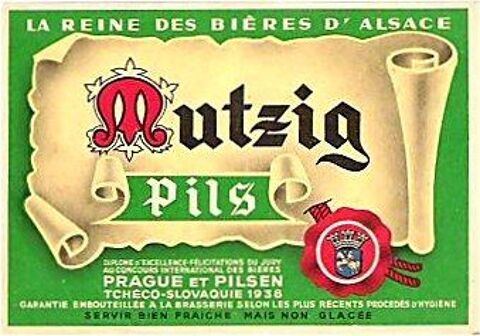 recherche publicit�s bi�re MUTZIG  1000 Gresswiller (67)