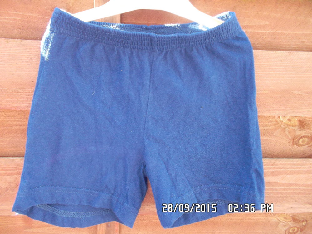 SHORT BLEU MARINE*JUSTE 0.50 CTS*KIKI60230 Vêtements enfants