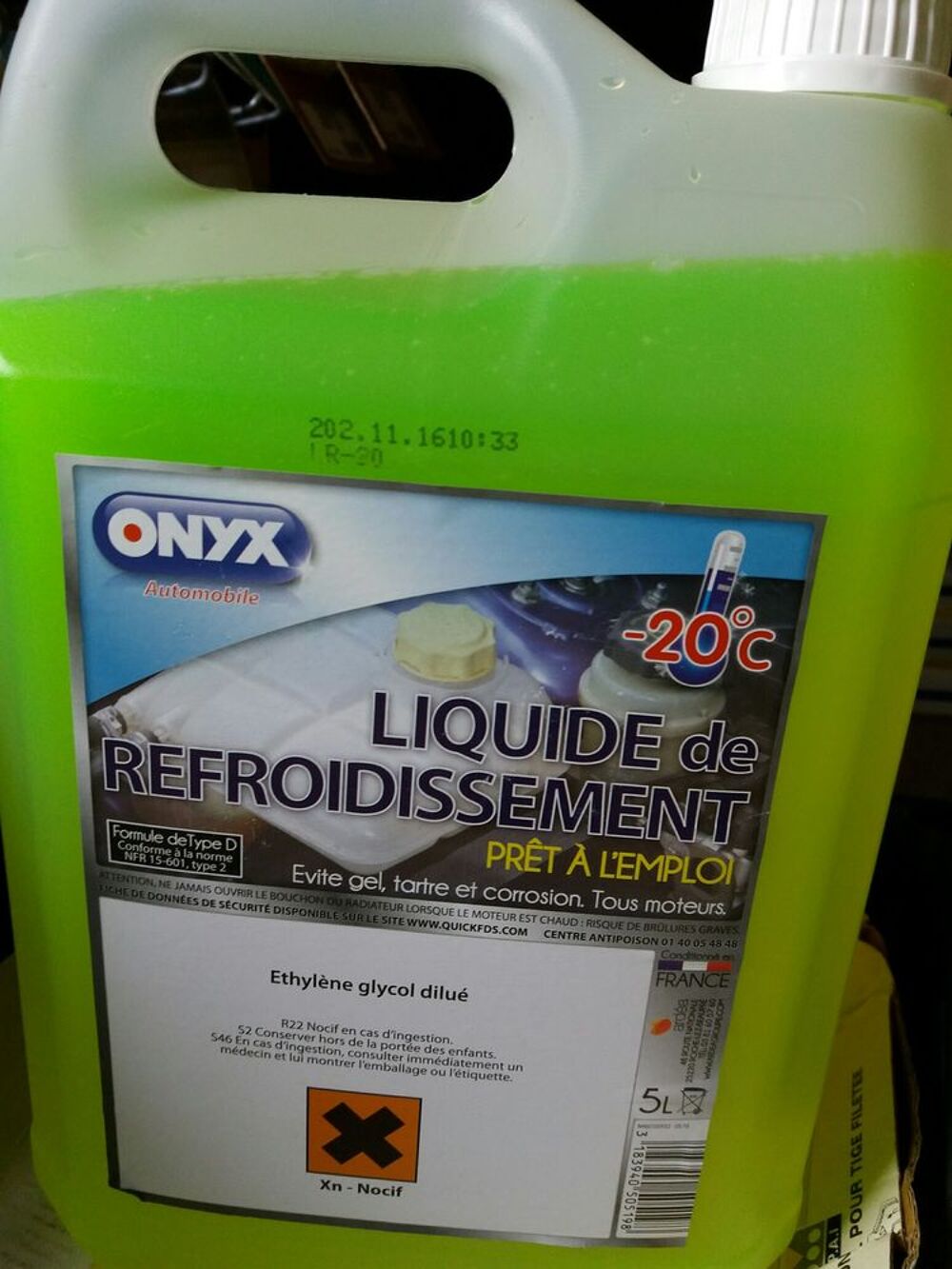 LIQUIDE DE REFROIDISSEMENT Bricolage