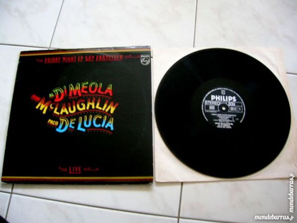 33 T AL DI MEOLA/Mc LAUGHLIN/DE LUCIA Friday night CD et vinyles