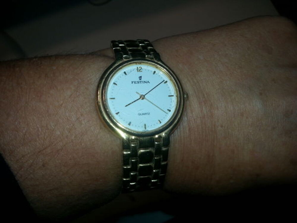 montre femme plaque or Bijoux et montres