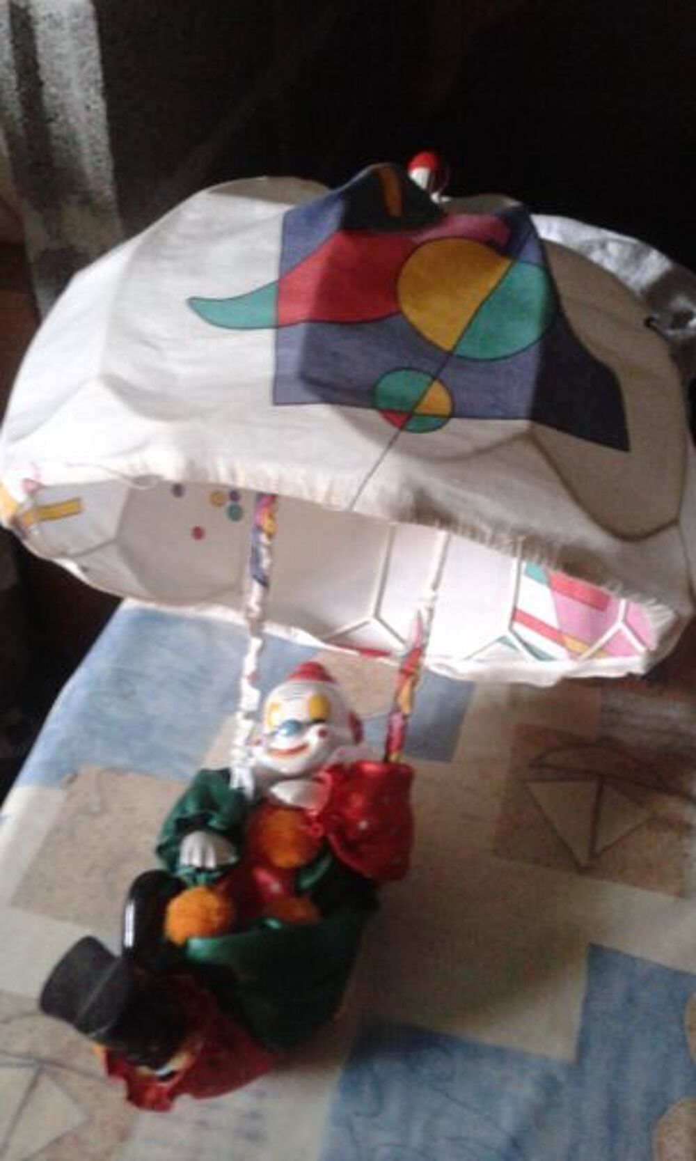 lustre , suspension clown balan&ccedil;oire Décoration