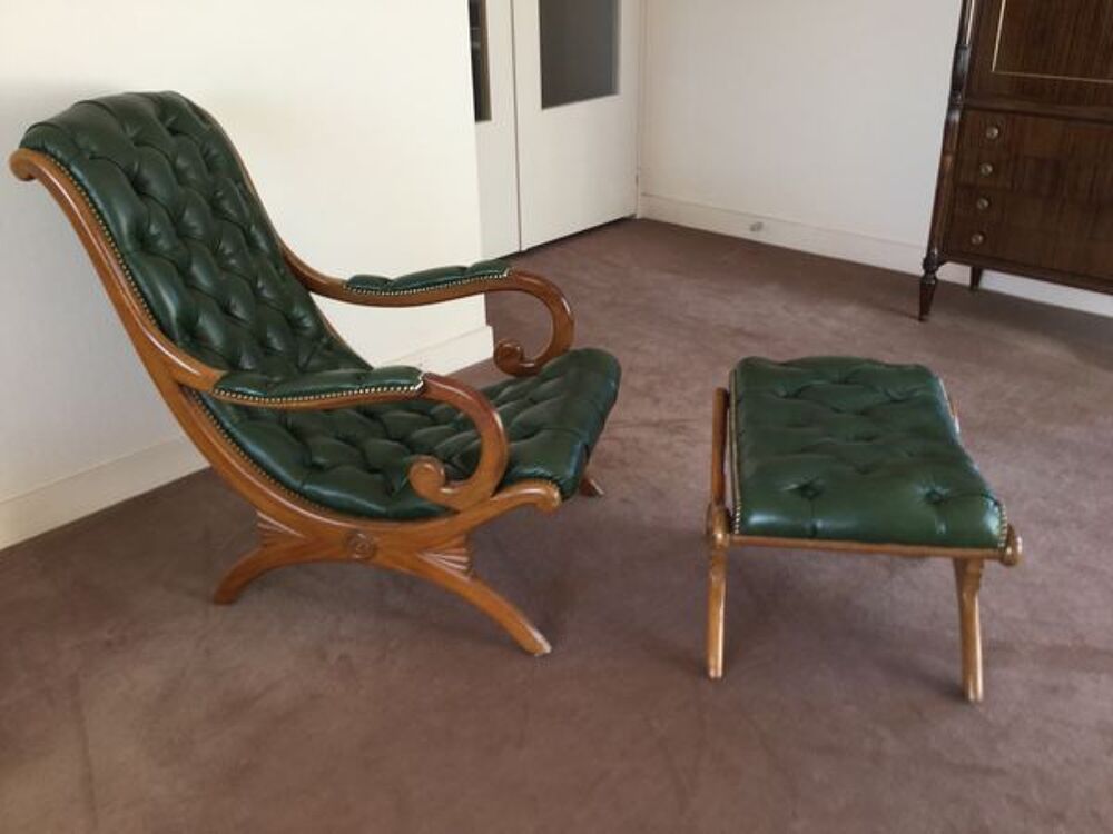 Fauteuil en cuir CHESTERFIELD Meubles