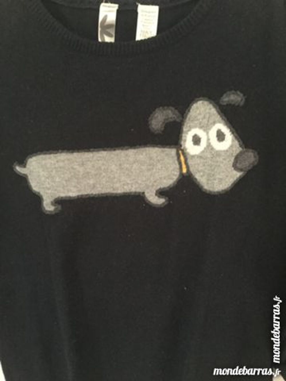 Pull fille Okaidi avec dr&ocirc;le de petit chien Vêtements enfants