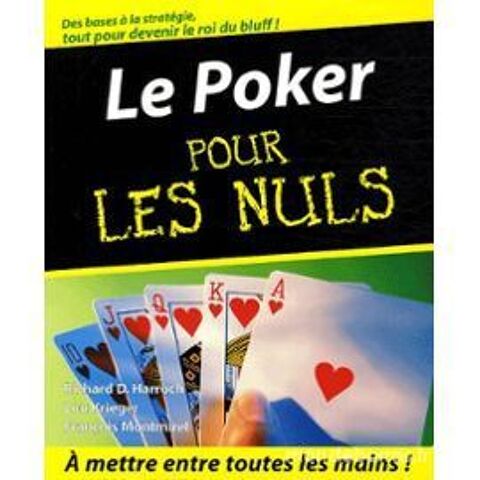Le poker pour les nuls - R.D. Harroch 10 Paris 15 (75)