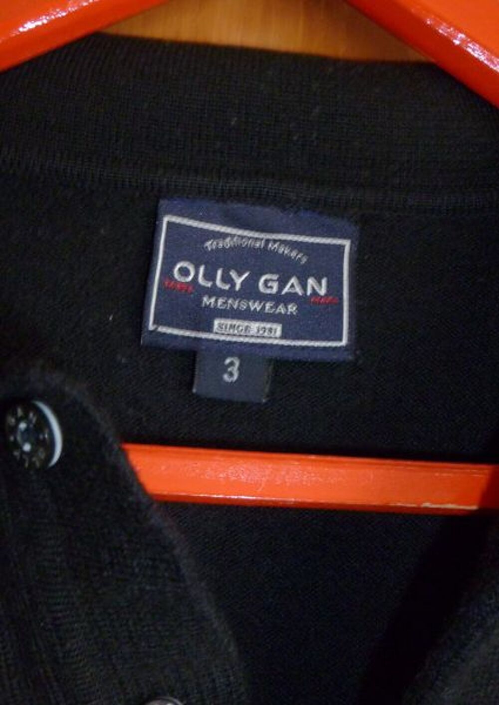 PULL noir "Olly Gan" HOMME - 3 - Vêtements