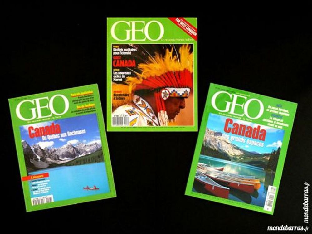 CANADA - g&eacute;o - VOYAGE Livres et BD