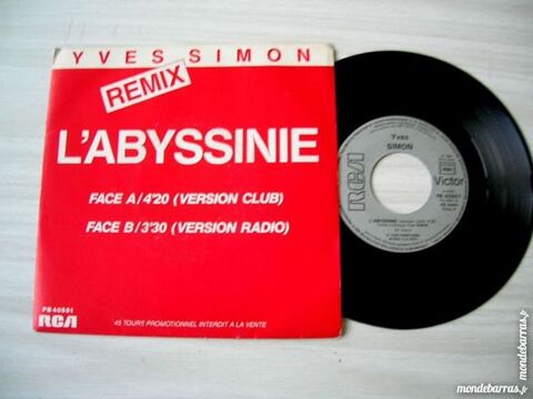 45 TOURS YVES SIMON L'abyssinie - PROMO 10 Nantes (44)