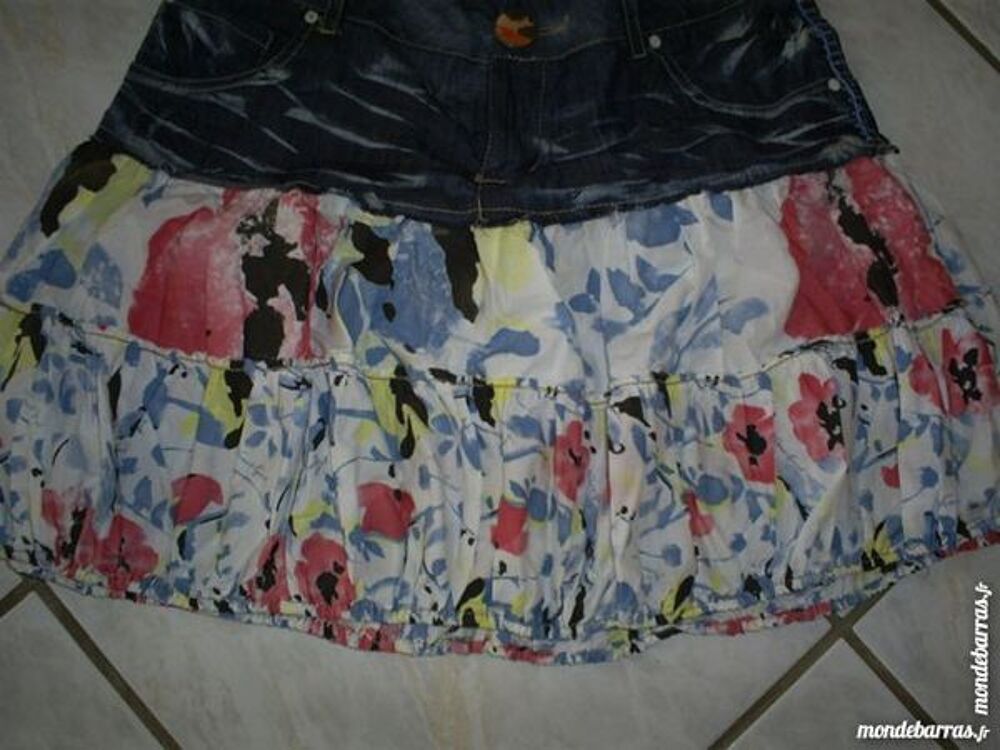 Jupe bi-mati&egrave;re DESIGUAL Taille 40 Vêtements