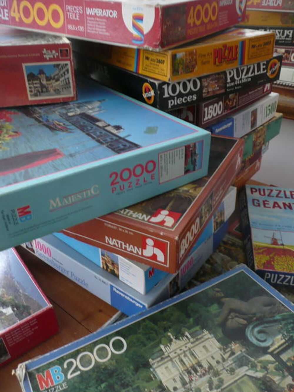 LOT de 15 PUZZLES de 2000 &agrave; 480 Pi&egrave;ces Jeux / jouets