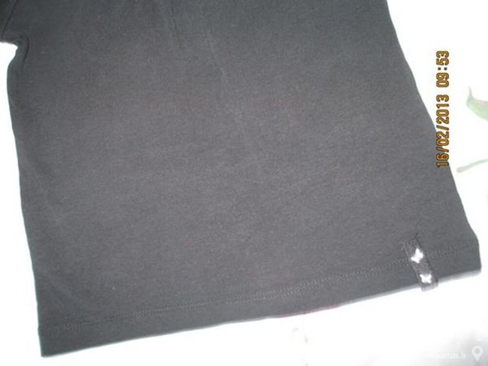 Fille 3 ans tee shirt tunique noir col roul&eacute; Vtements enfants
