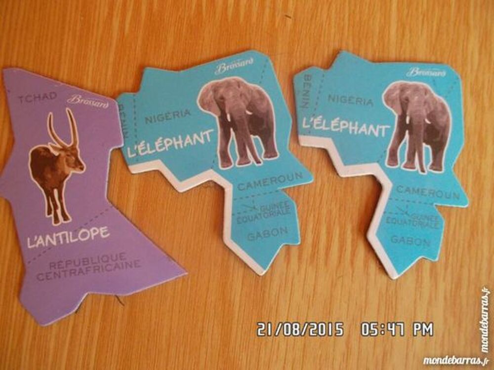 3 MAGNETS BROSSARD ANIMAUX 