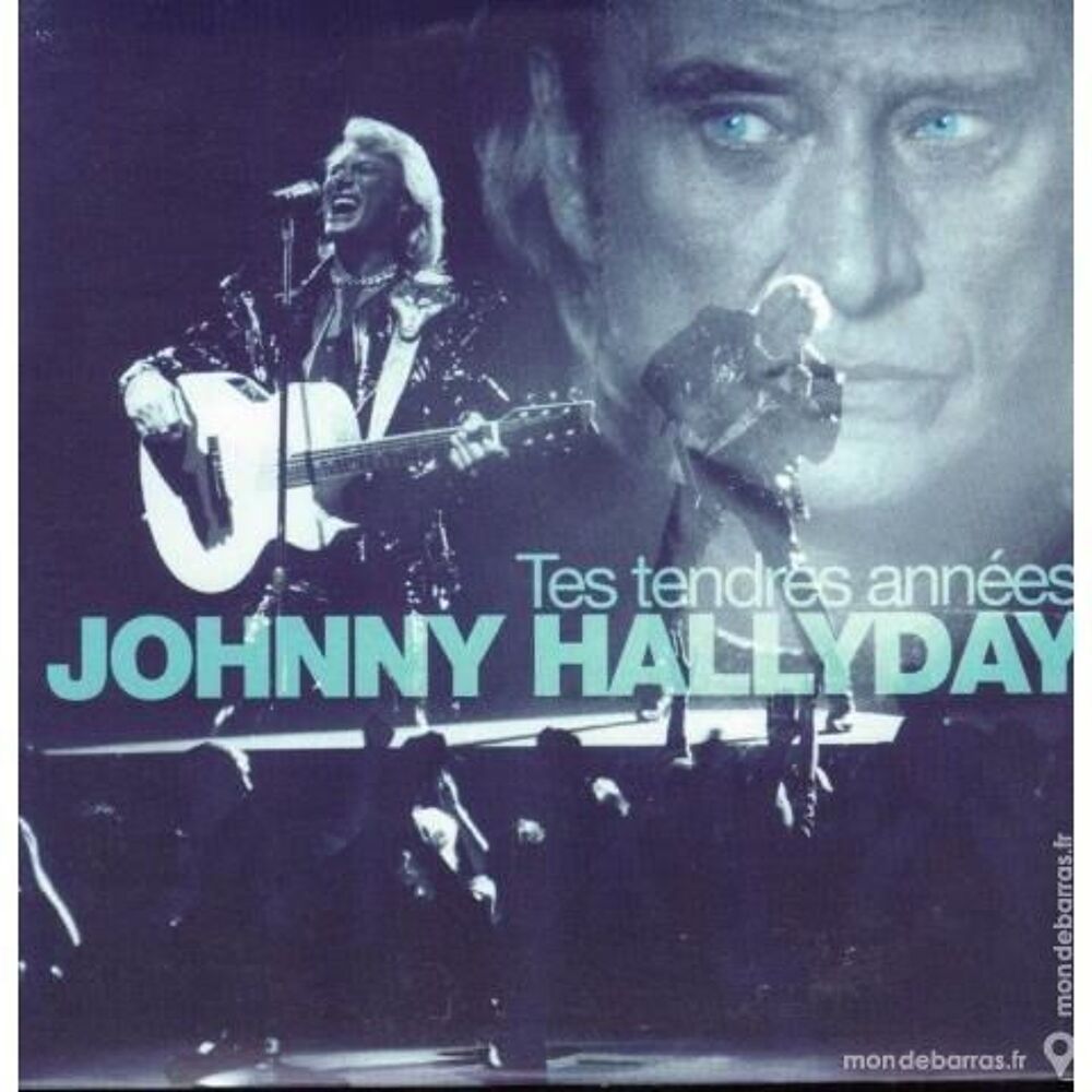 Johnny Hallyday &laquo; Tes tendres ann&eacute;es &raquo; Promo CD et vinyles