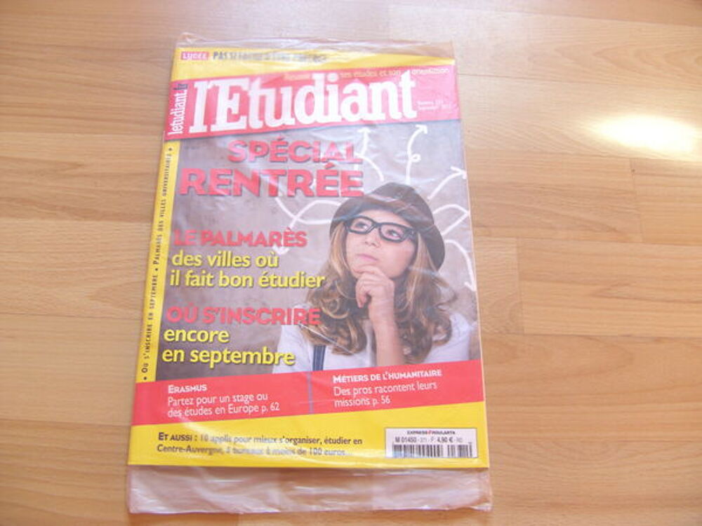 Revue L'&eacute;tudiant N&deg; 371 - Septembre 2013 Livres et BD