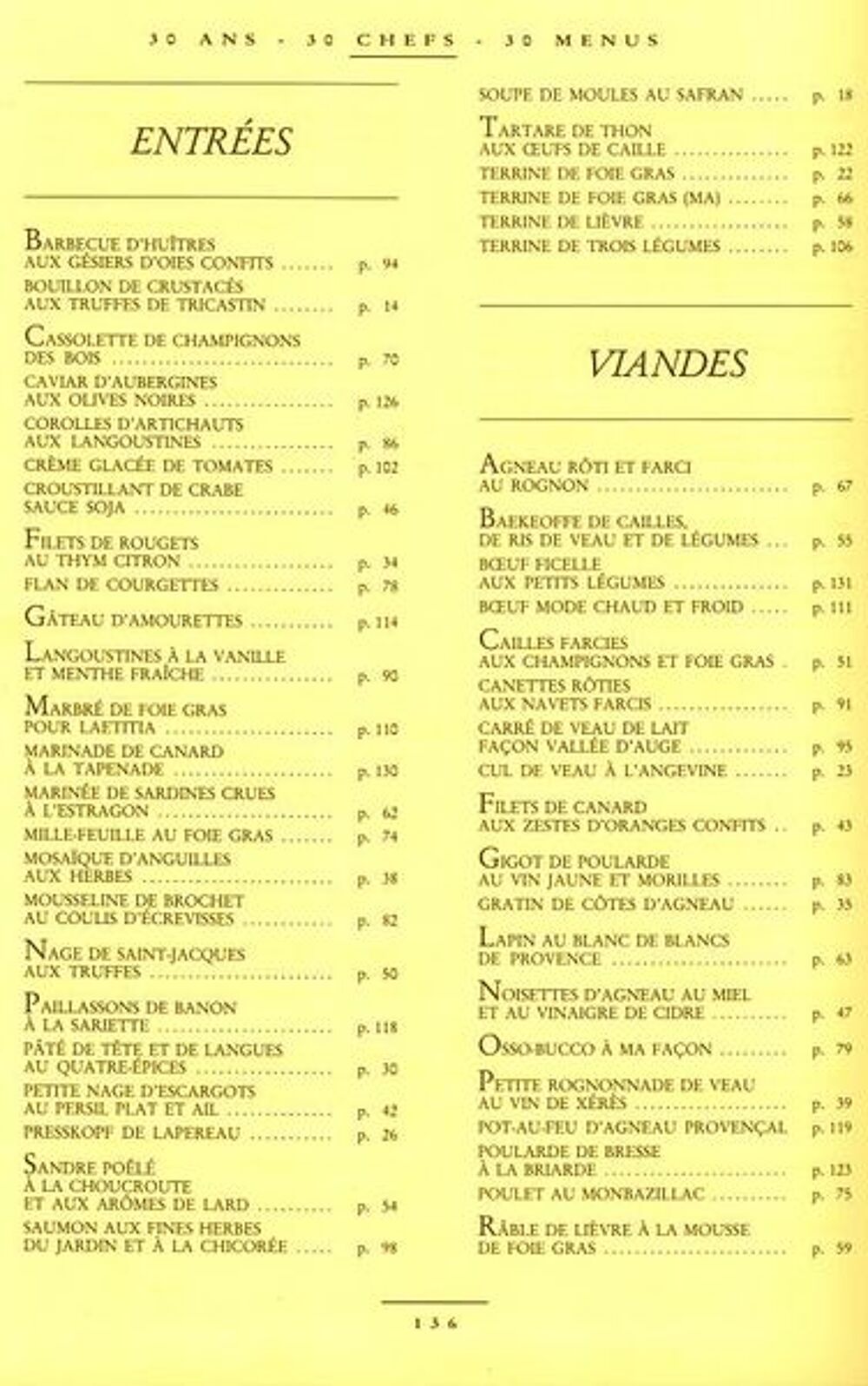 TUPPERWARE - 30 ans - 30 chefs / prixportcompris Livres et BD