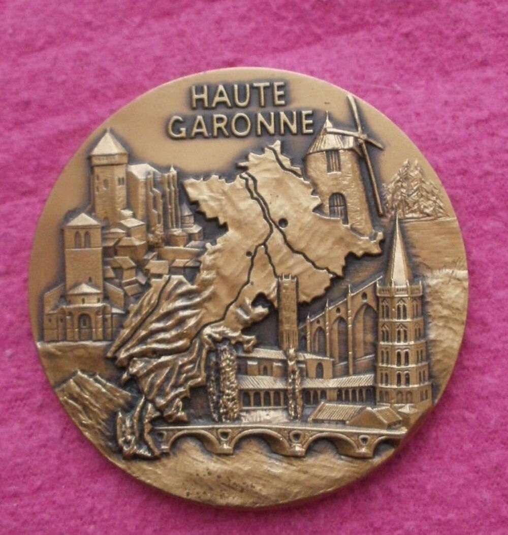 Medaille en bronze FL Conseil G&eacute;n&eacute;ral de la Haute Garonne 