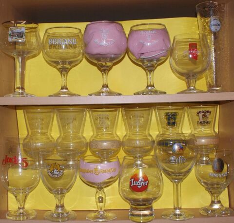  superbes verres à bière 3 Montcy-Notre-Dame (08)