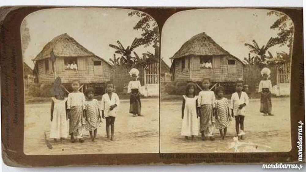 Photographie st&eacute;r&eacute;otype enfants aux Philippines 