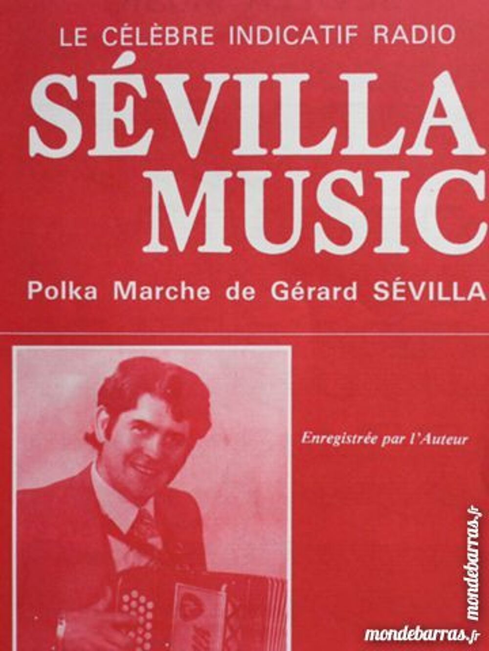 Accord&eacute;on: SEVILLA MUSIC de G&eacute;rard SEVILLA Instruments de musique