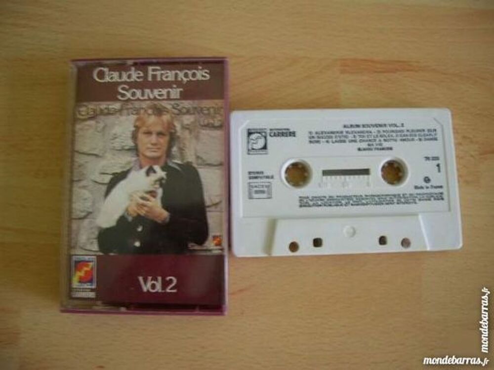 K7 CLAUDE FRANCOIS Album Souvenir Vol.2 CD et vinyles