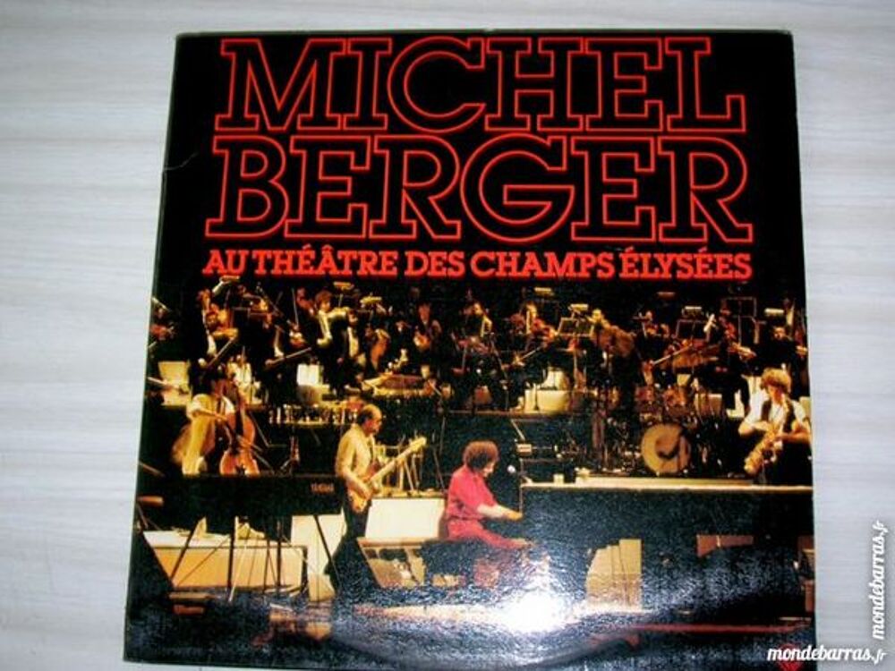 MICHEL BERGER AU THEATRE DES CHAMPS ELYSEES - 2LPS CD et vinyles