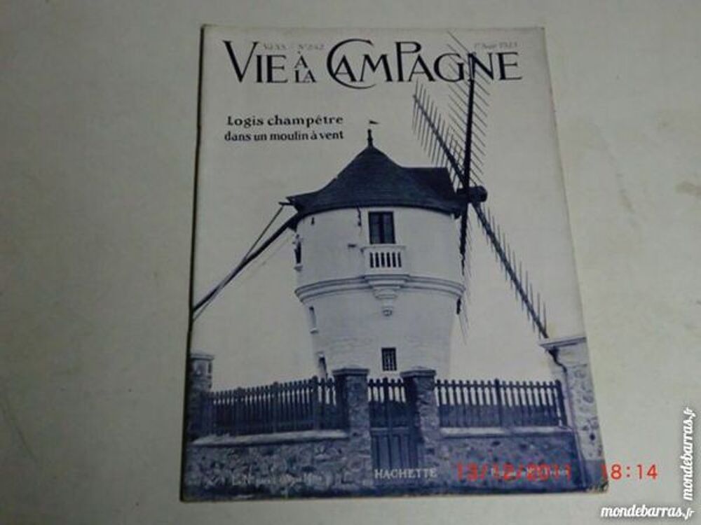 Vie &agrave; la campagne N&deg;242 Ao&ucirc;t 1923 Livres et BD