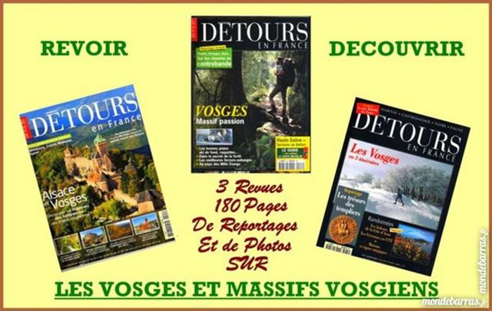 Revoir ou d&eacute;couvrir : LES VOSGES / prixportcompris Livres et BD