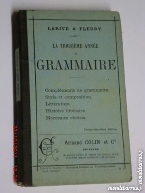 3éme année de grammaire 4 Grézieu-la-Varenne (69)