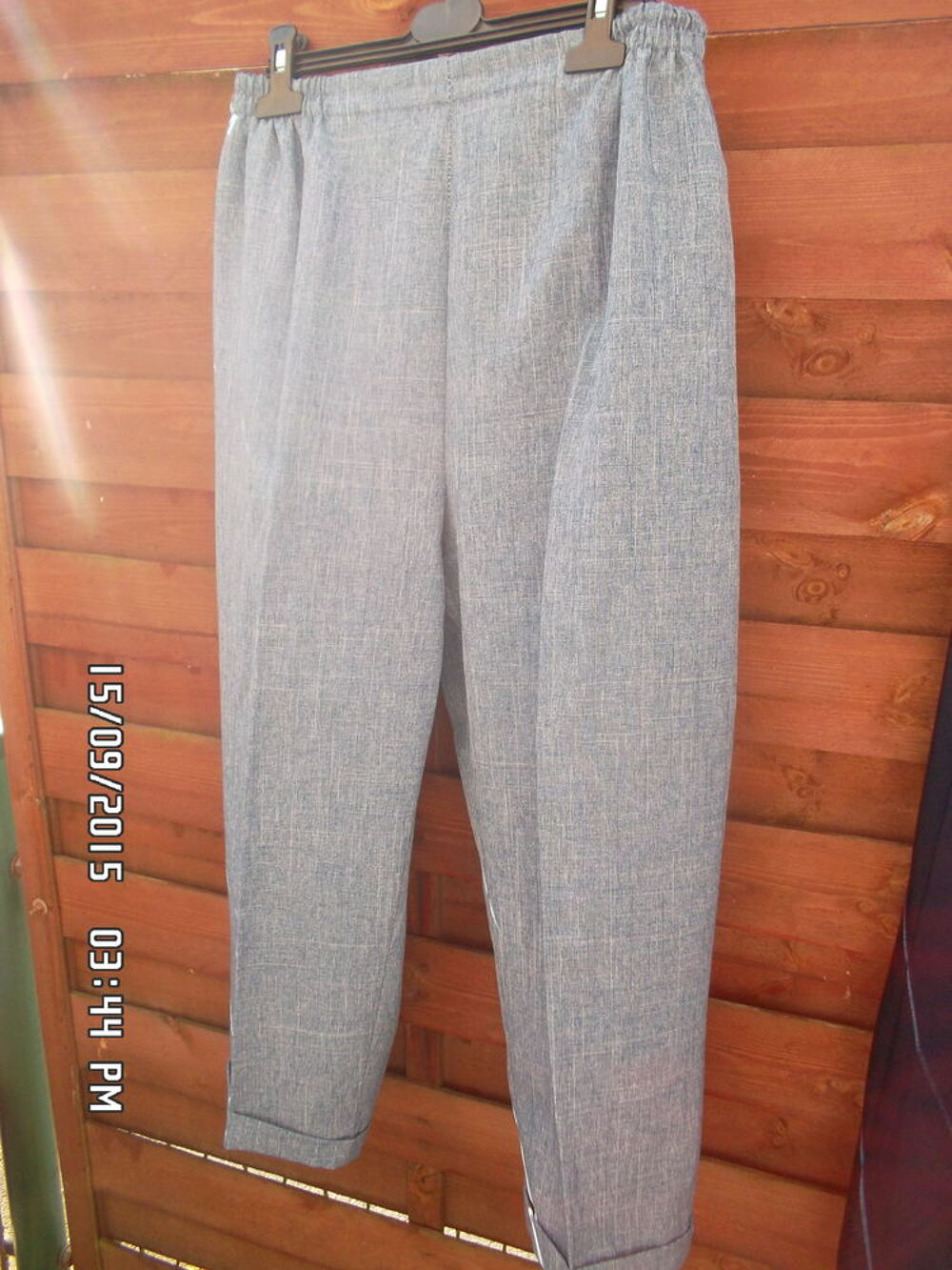 PANTACOURT BLEU CIEL*JUSTE 3E*KIKI60230 Vêtements