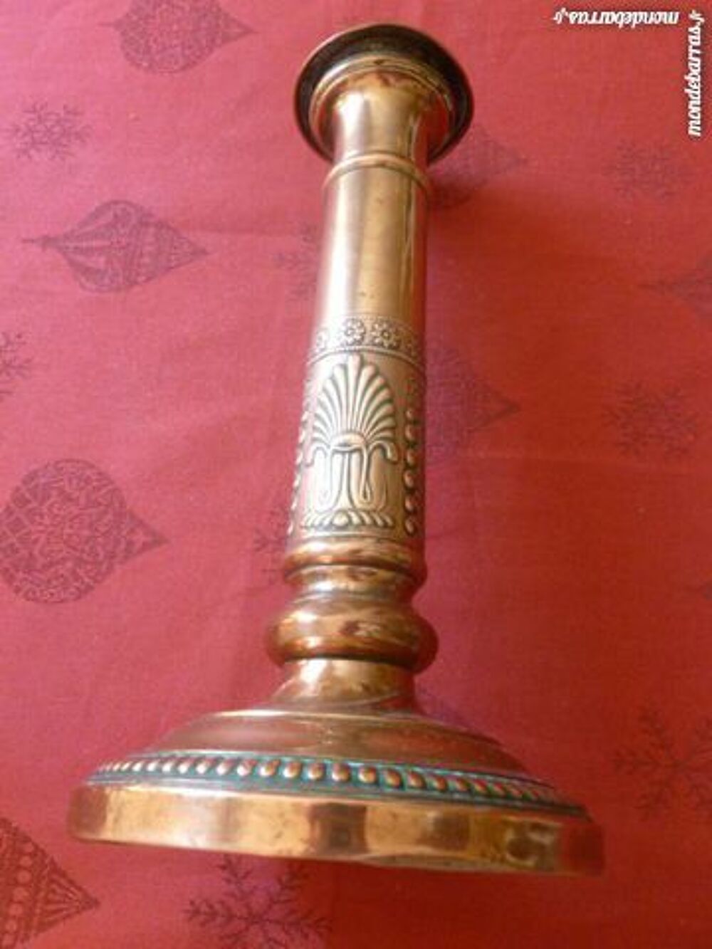 Paire de bougeoirs en cuivre Décoration