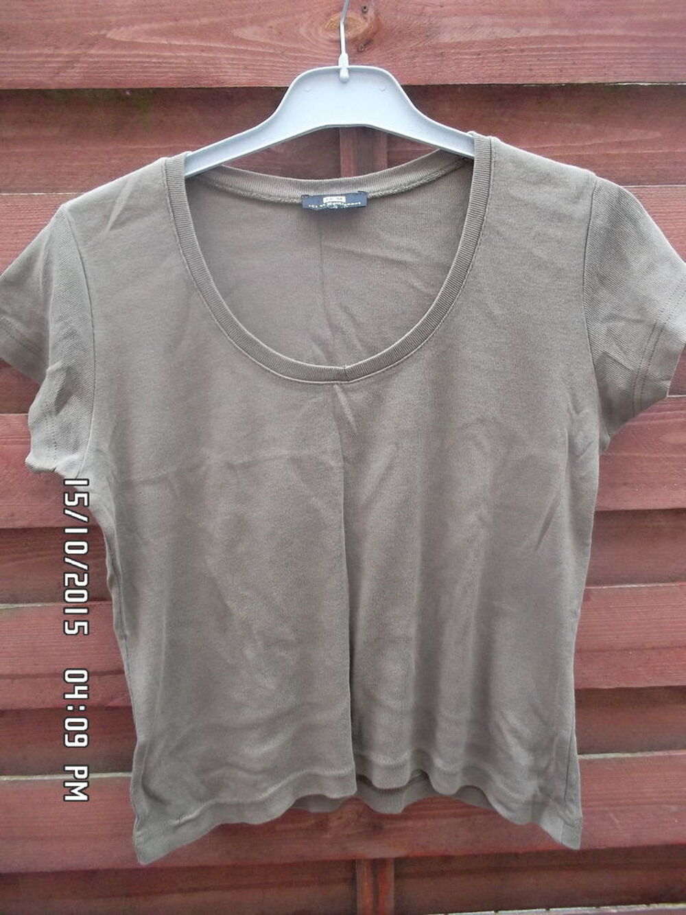 TEE SHIRT KAKI*JUSTE 1E*KIKI60230 Vêtements