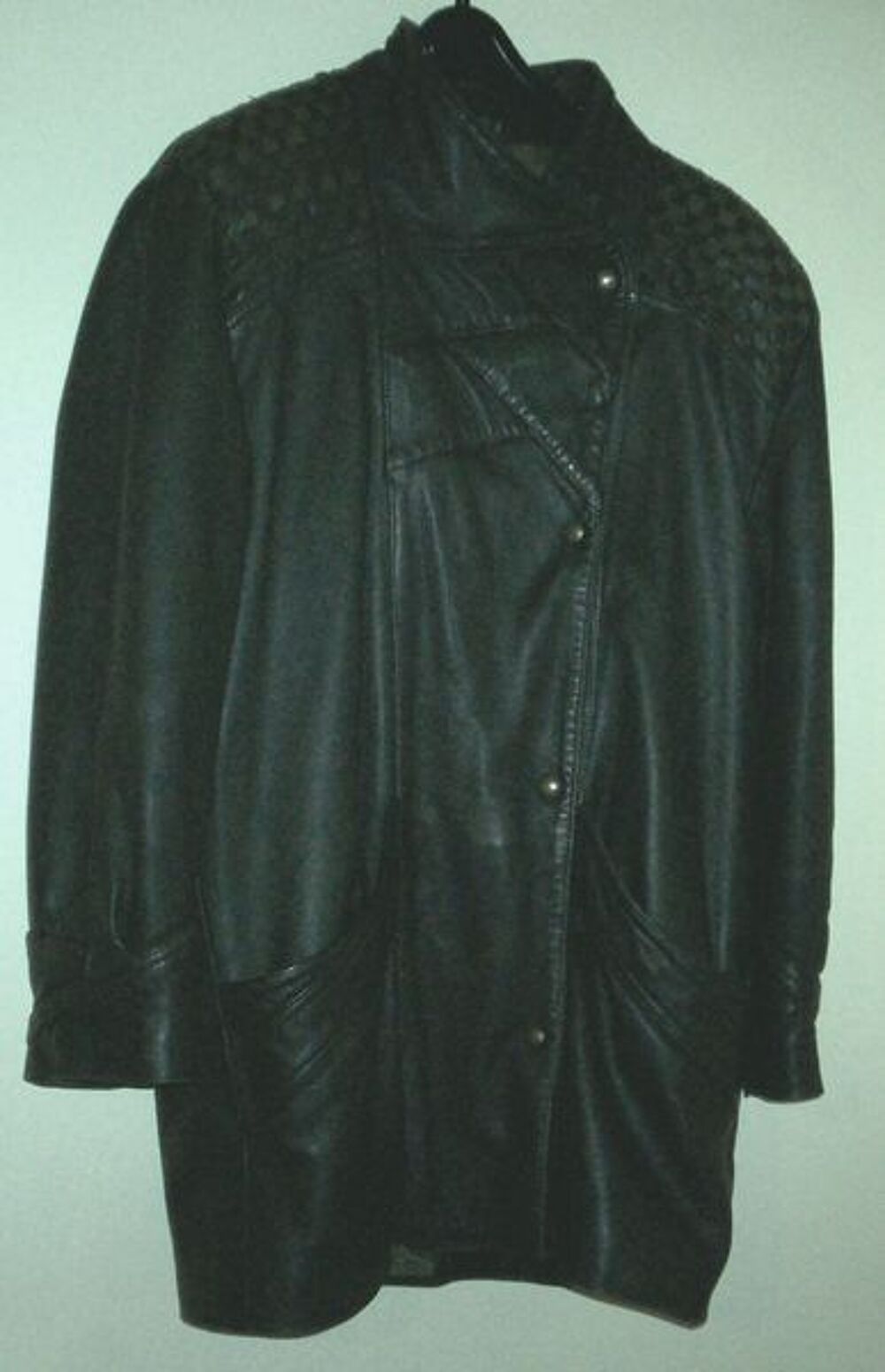 VESTE EN CUIR D'AGNEAU V&Eacute;RITABLE Vêtements