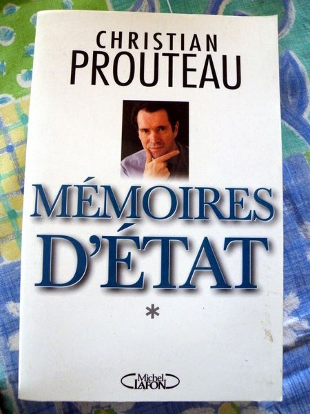 Memoires d'etat christian Prouteau Livres et BD