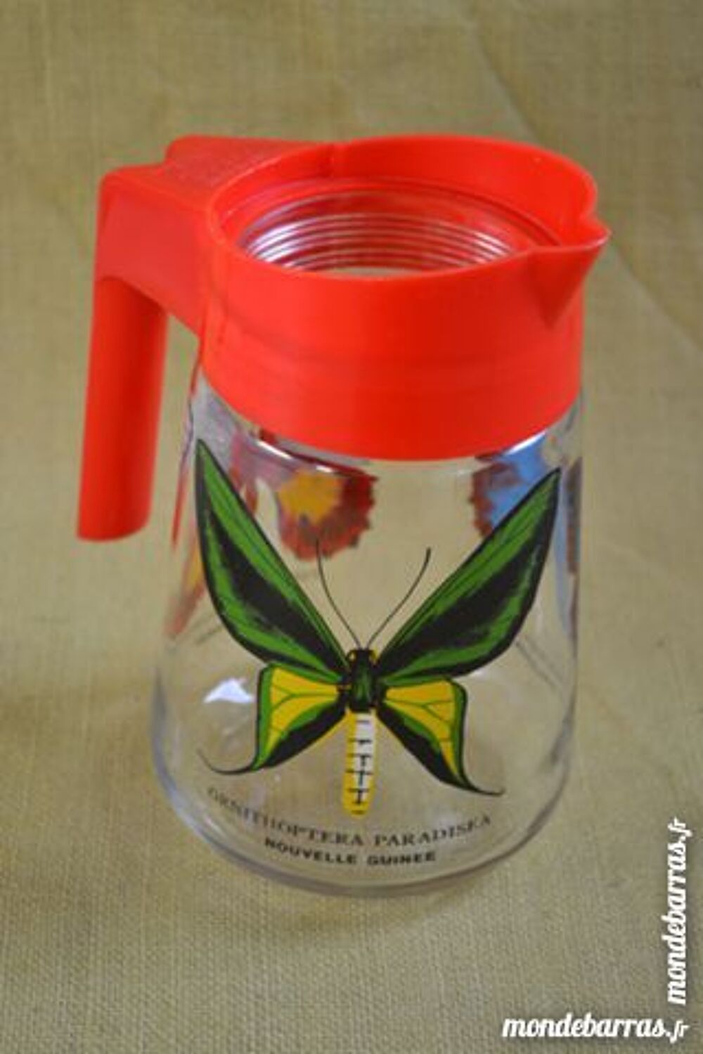 Pichet d&eacute;cor de grands papillon Cuisine