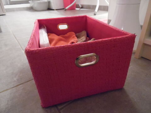 panier de rangement rigide, coloris rose 5 Abbeville (80)