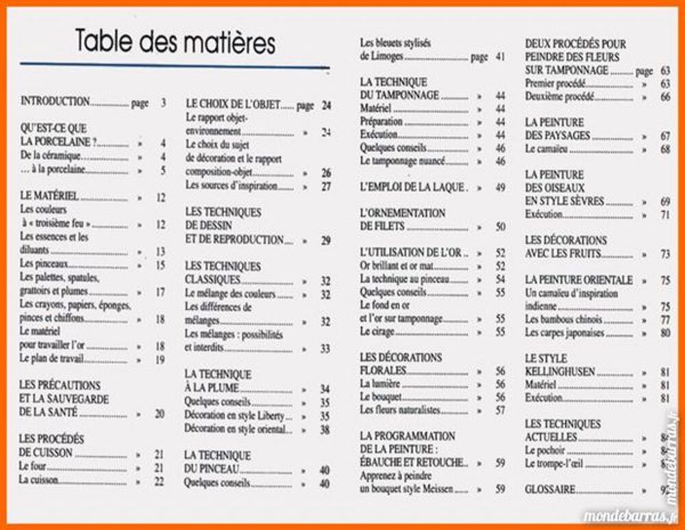 Peindre C&Eacute;RAMIQUE ET PORCELAINE /les-livres-de-jac Livres et BD