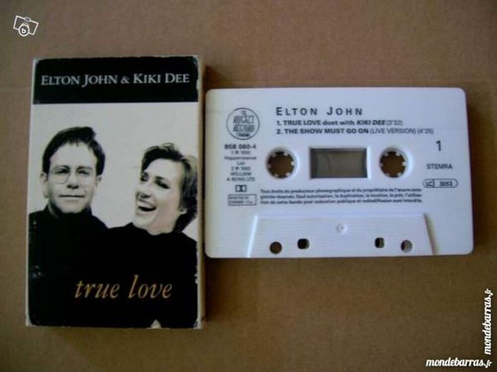 K7 ELTON JOHN &amp; KIKI DEE True love CD et vinyles