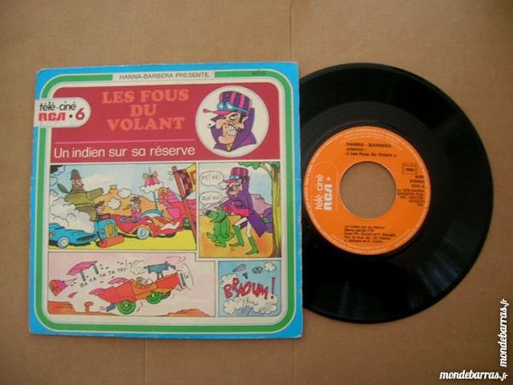 45 Trs LES FOUS DU VOLANT Un indien sur sa r&eacute;serve CD et vinyles