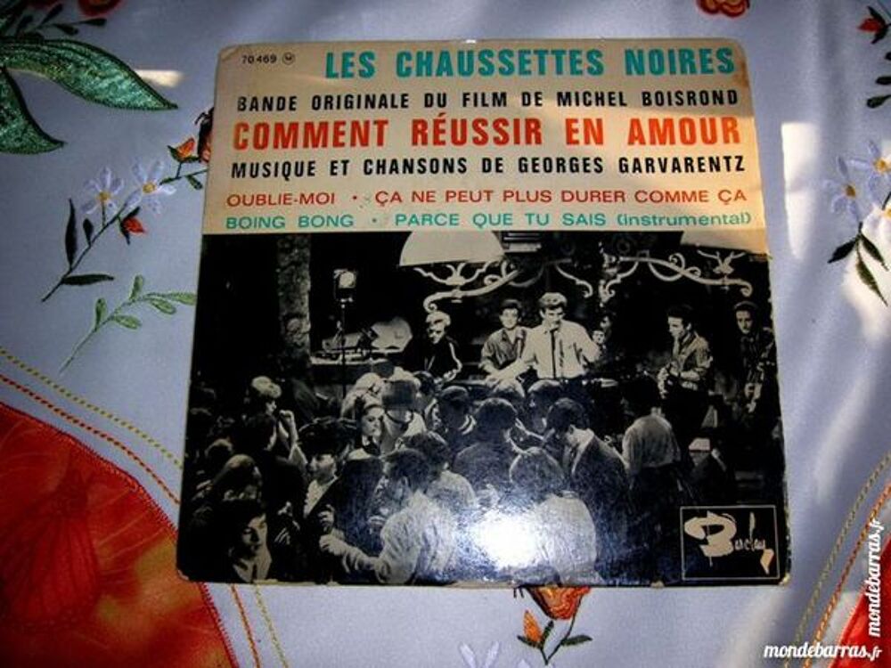 EP LES CHAUSSETTES NOIRES Comment r&eacute;ussir en amour -------- CD et vinyles