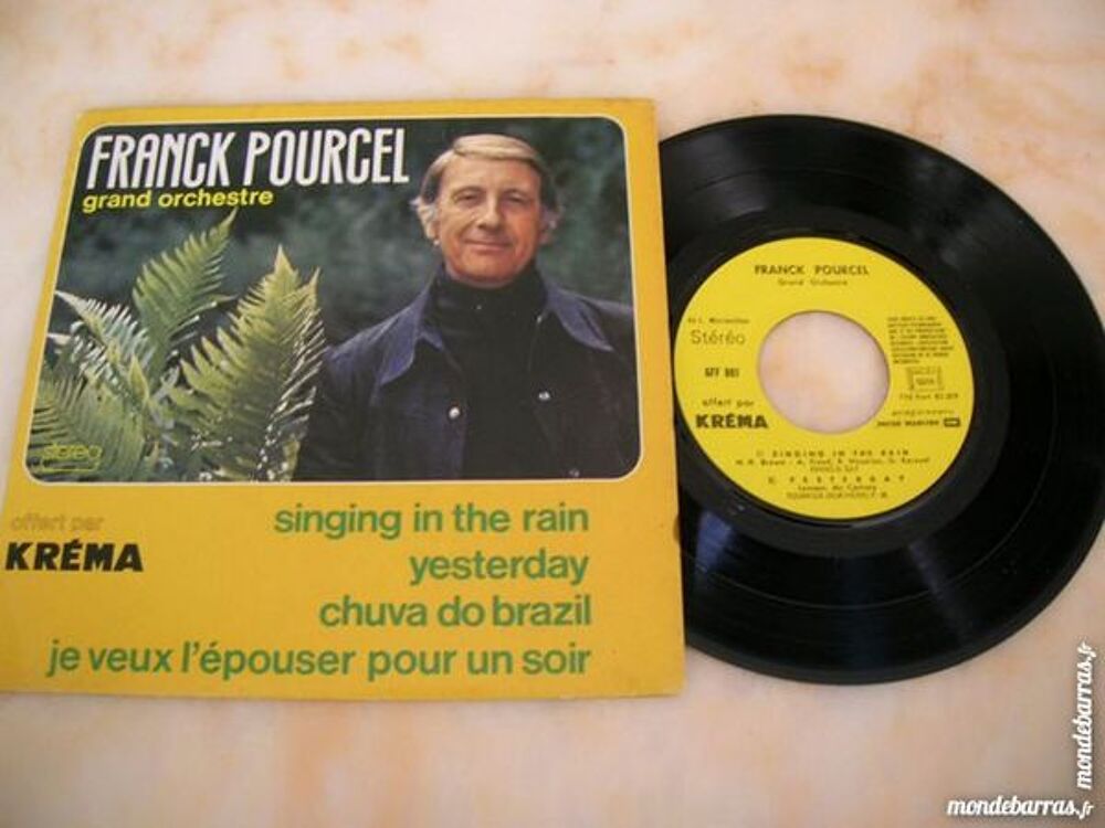 EP FRANCK POURCEL Singing in the rain- PUB KREMA CD et vinyles