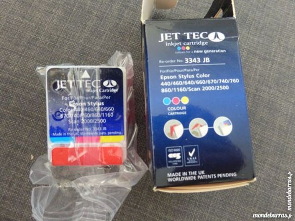 Cartouche compatible JET TEC Cyan, Magenta, Jaune Matériel informatique