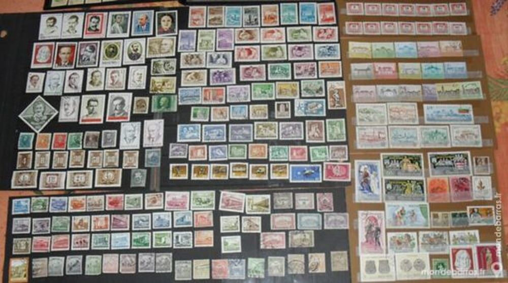Lot de 353 timbres oblit&eacute;r&eacute;s de la HONGRIE 