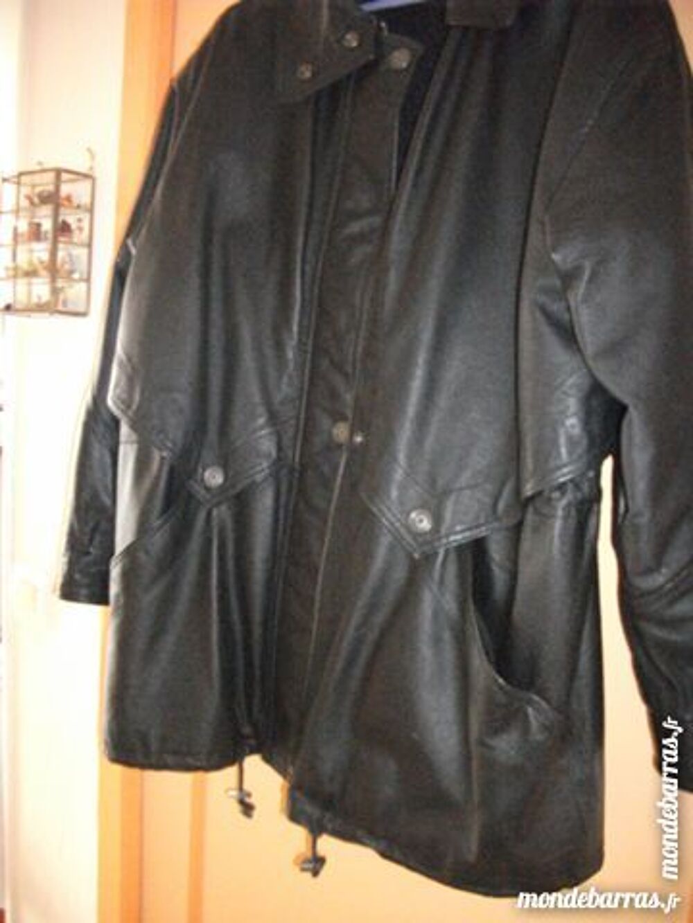 "parka manteau dame cuir ""de porc""" Vêtements