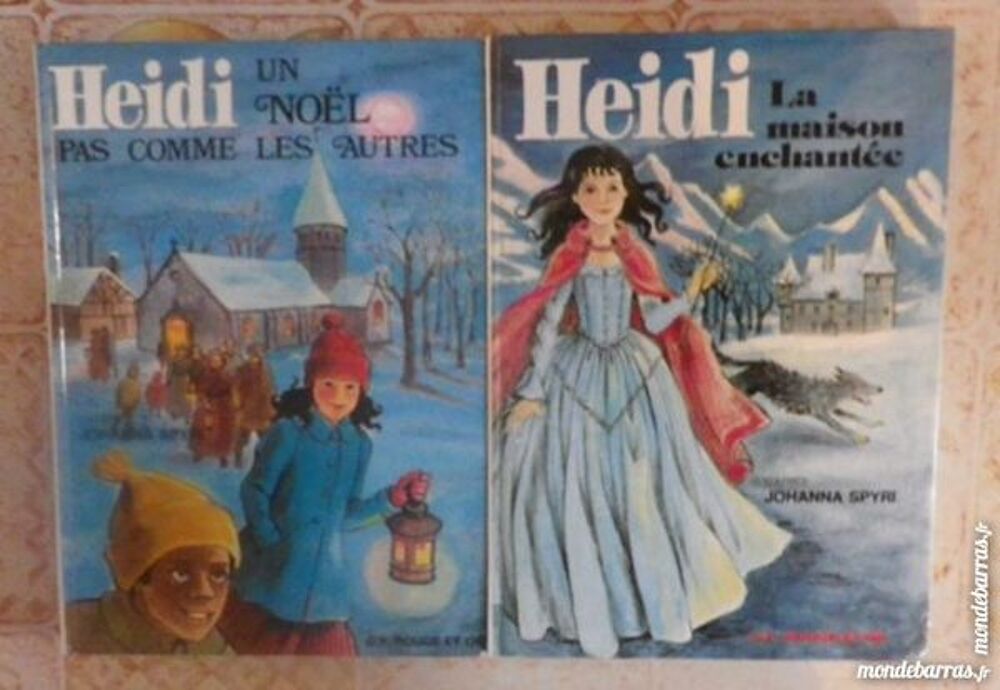 LOT 2 HEIDI GP ROUGE ET OR (NOEL/MAISON ENCHANTEE Livres et BD