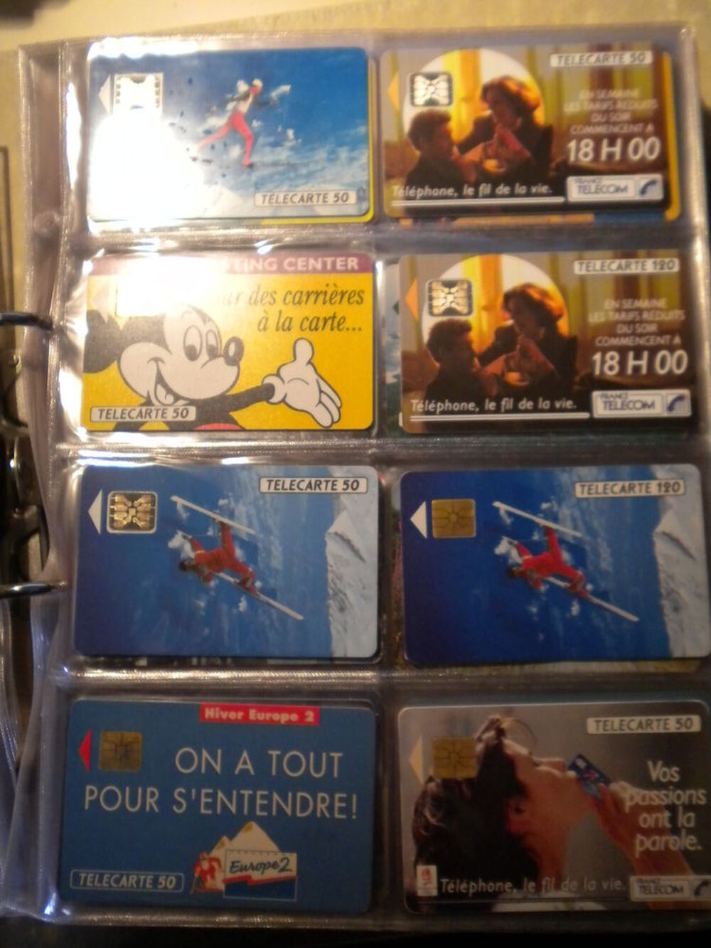 COLLECTION de 238 TELECARTES DE FRANCE 