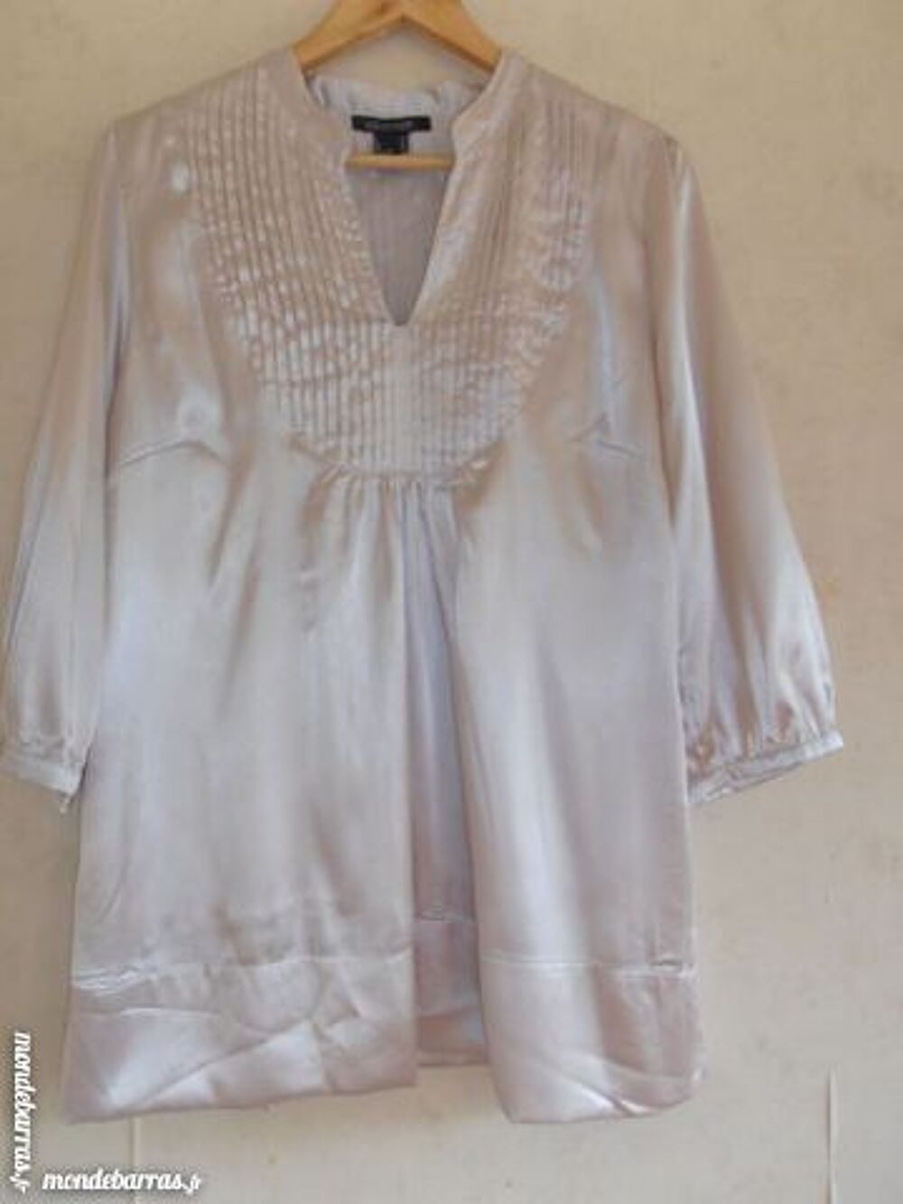 Tunique beige ros&eacute; Vtements