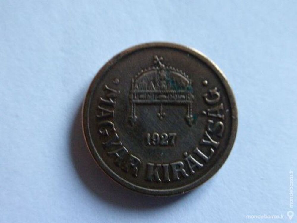 Pi&egrave;ce 2 filler BP 1927 Hongrie bronze 